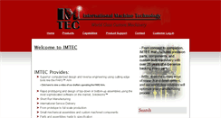 Desktop Screenshot of imtec-inc.com